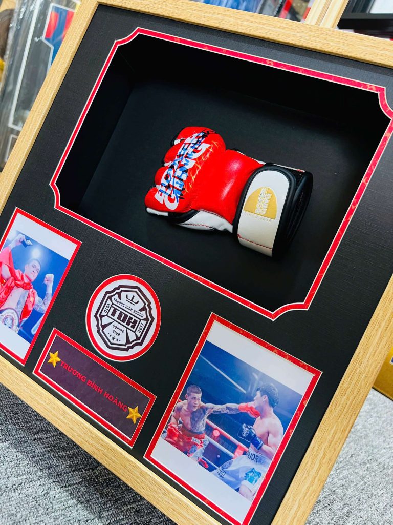 ĐÓNG KHUNG BOXING GĂNG TAY, GĂNG TAY THỦ MÔN - SPORTS FRAMING || PHƯỢNG ...