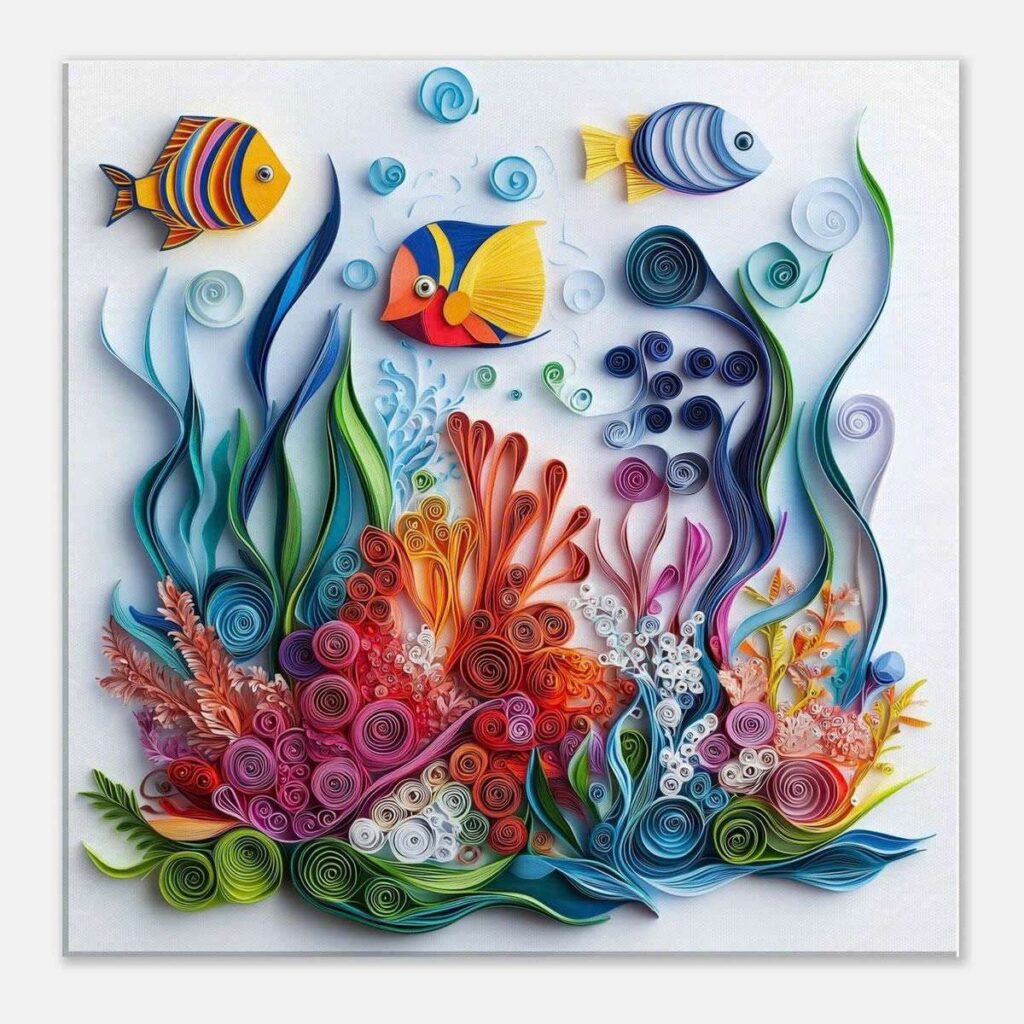 Dịch Vụ Cắt Matboard Theo Yêu Cầu – Nâng Tầm Tranh Quilling & Nam Châm Cuộn Giấy Handmade Chuyên Nghiệp